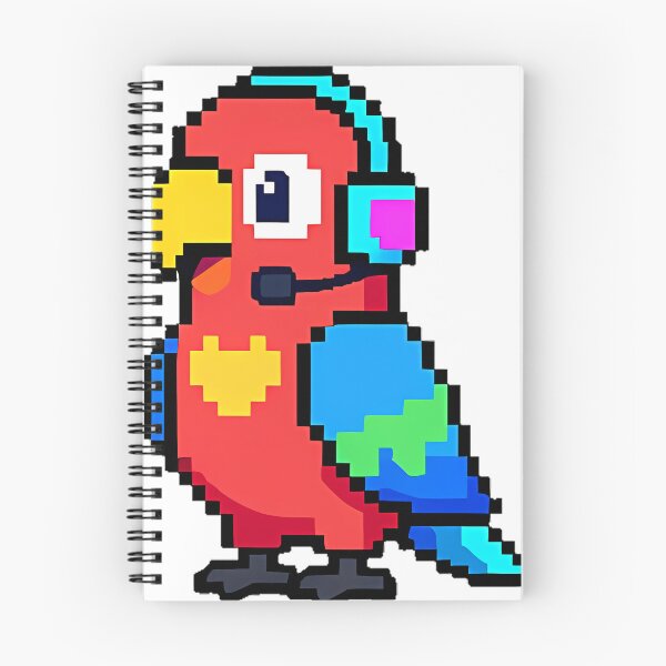 Item preview, 8-Bit Parrot Translator Bot designed and sold by pumsquare.