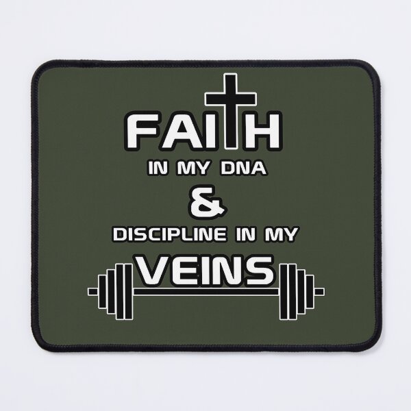 Item preview, Faith In My DNA Discipline In My Veins Christian Identity designed and sold by Bezuiden.