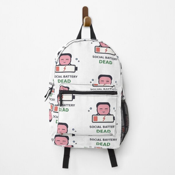 Item preview, Social Battery Dead — Funny Introvert Design, Cute Gift For Antisocial Friends designed and sold by QuirkyCartel.