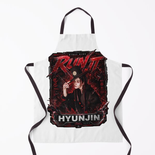 Item preview, Hyunjin Stray Kids Run It dramatic dark red stage visual designed and sold by Valeree Store.