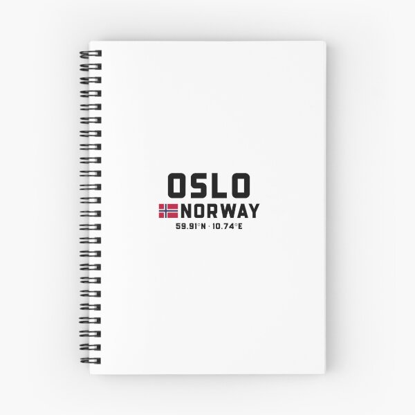 Item preview, Oslo Norway Coordinates and Flag designed and sold by Andersce.