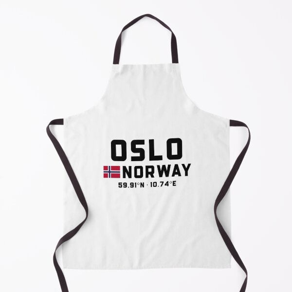 Item preview, Oslo Norway Coordinates and Flag designed and sold by Andersce.