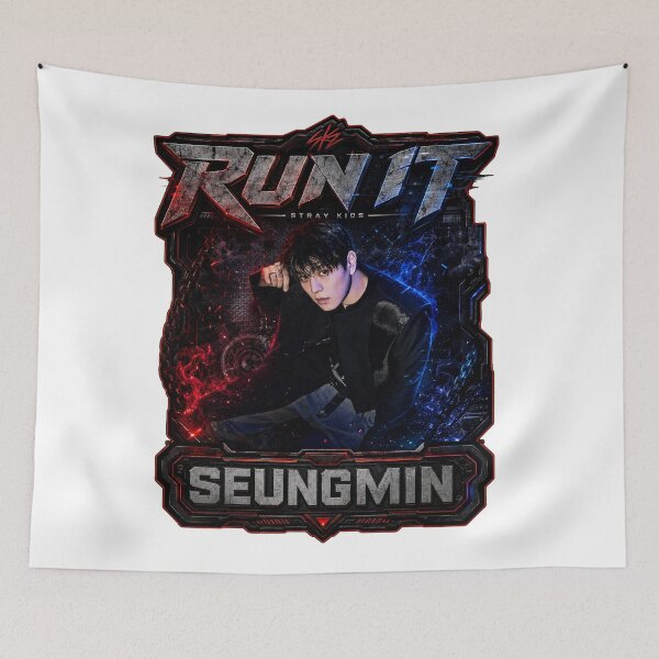 Item preview, Seungmin Stray Kids Run It fiery vocal live stage aesthetic designed and sold by Valeree Store.