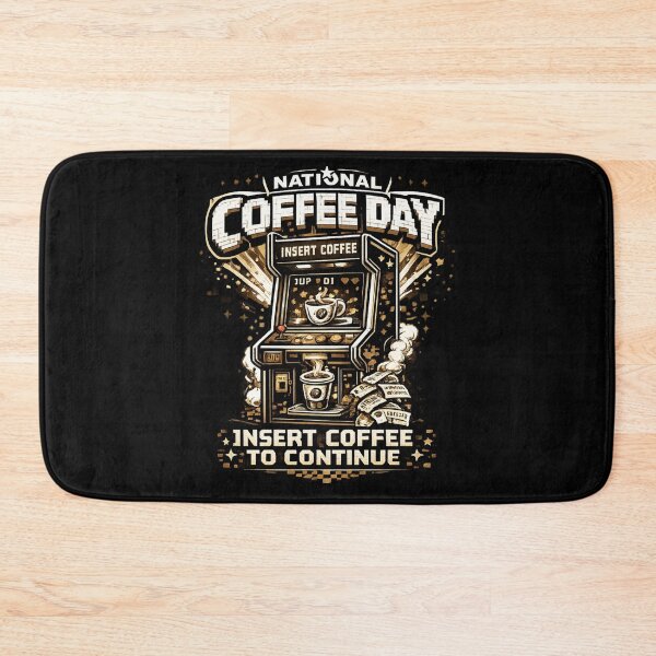 Item preview, Insert Coffee To Continue National Coffee Day Arcade Game designed and sold by irfanshikh.