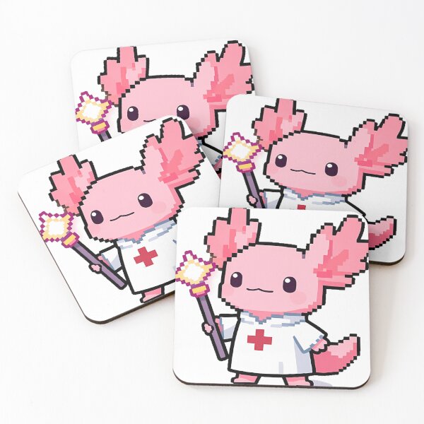 Item preview, Pixel Axolotl Healer designed and sold by pumsquare.