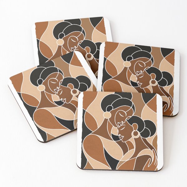 Item preview, Black Mother and Daughter African American  designed and sold by artCreativeColony.