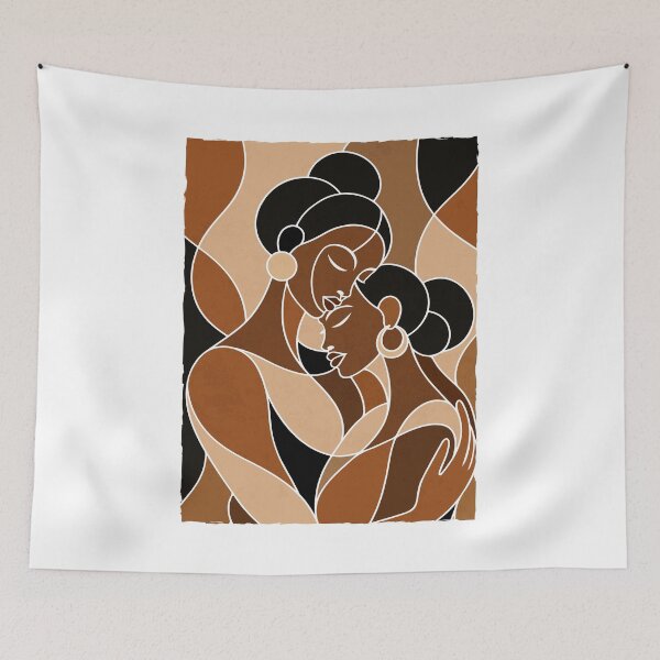 Item preview, Black Mother and Daughter African American  designed and sold by artCreativeColony.