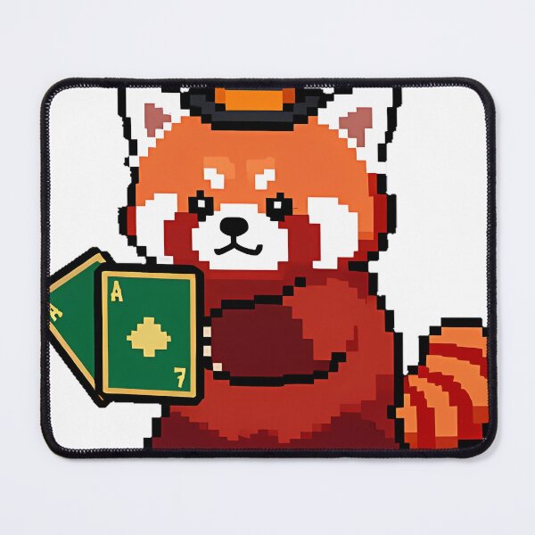 Item preview, 8-Bit Red Panda Card Sharp designed and sold by pumsquare.