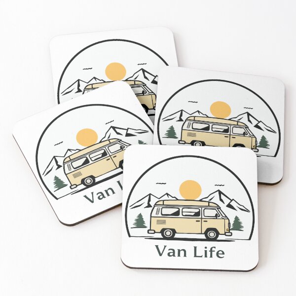 Item preview, Living the Van life on the road designed and sold by The Curious Cow.