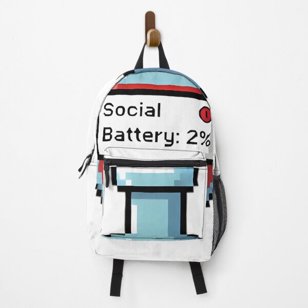 Item preview, Social Battery 2% Pixel Potion designed and sold by Linework Studio.