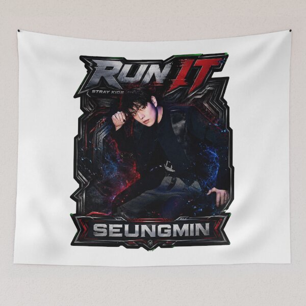 Item preview, Kim Seungmin Run It Red Lightning Main Vocal Art designed and sold by Valeree Store.