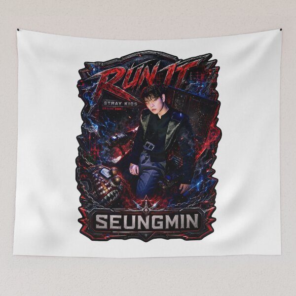 Item preview,  SKZ Main Vocal Seungmin Run It dark red tour concept designed and sold by Valeree Store.