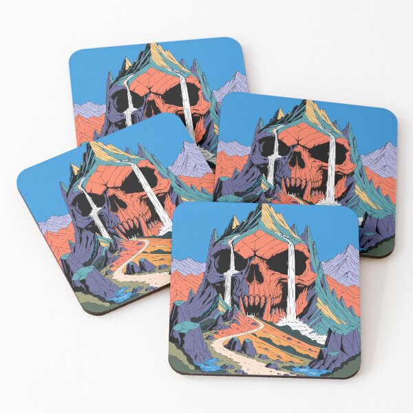 Item preview, Title Skullfall Canyon – Neon Mountain Passage designed and sold by LordOfWear.