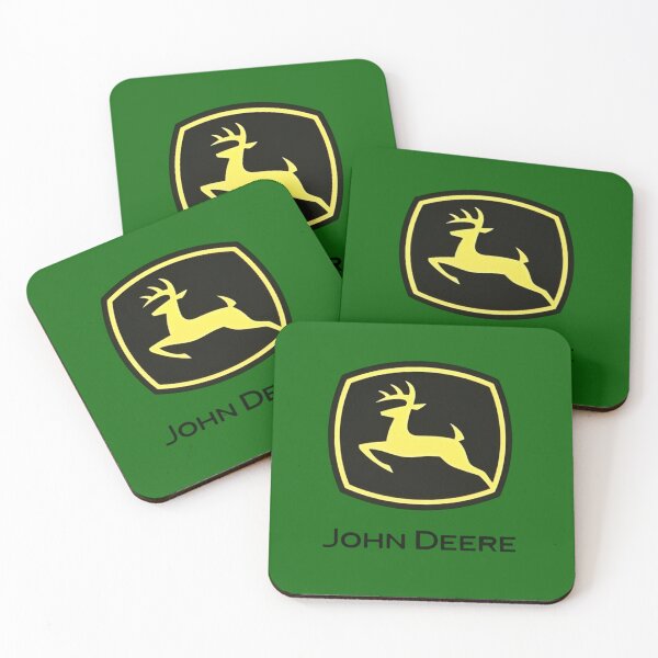 Item preview, Classic Yellow John Deere Buck Emblem Silhouette designed and sold by Ardonaredb.