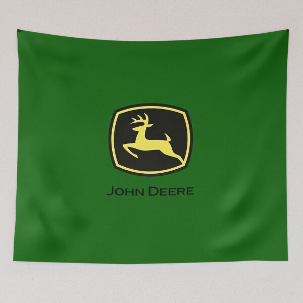Item preview, Classic Yellow John Deere Buck Emblem Silhouette designed and sold by Ardonaredb.
