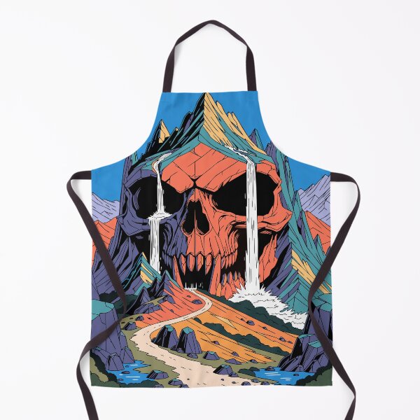 Item preview, Title Skullfall Canyon – Neon Mountain Passage designed and sold by LordOfWear.
