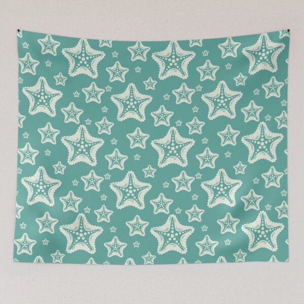 Item preview, Starfish Seamless Pattern designed and sold by Zaya_art.