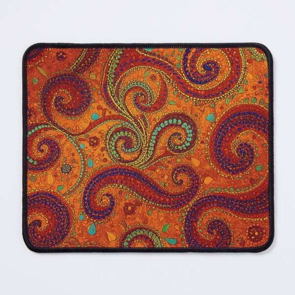 Item preview, Curls Vibrant Dreamy Mosaic Pattern designed and sold by GrinGalore.