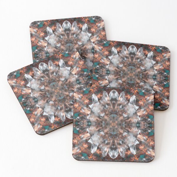 Item preview, Earthy Crystal Sacred Geometry Mandala designed and sold by IntelliMindDesigns.