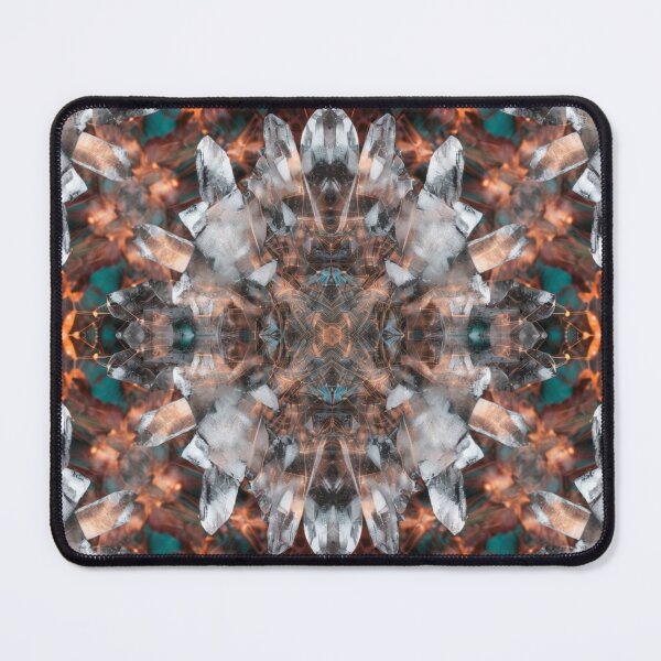 Item preview, Earthy Crystal Sacred Geometry Mandala designed and sold by IntelliMindDesigns.