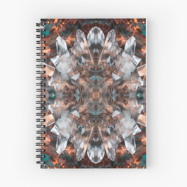 Item preview, Earthy Crystal Sacred Geometry Mandala designed and sold by IntelliMindDesigns.