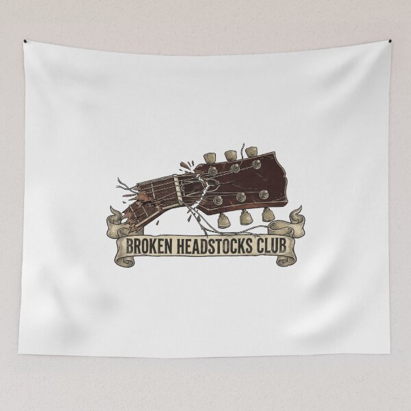 Item preview, Broken Headstock Club - Funny Guitar Player & Luthier Gift designed and sold by TontikDesign.