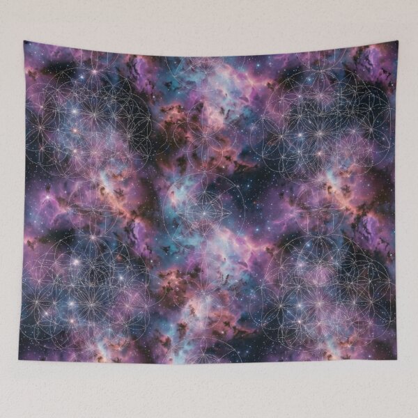 Item preview, Nebula Fractal Mandala Art designed and sold by IntelliMindDesigns.