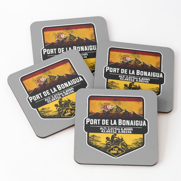 Item preview, Port de la Bonaigua Spain Motorcycle Route des Cols Pyrenees I've Done It Sticker TShirt 01 designed and sold by OuterShellUK.
