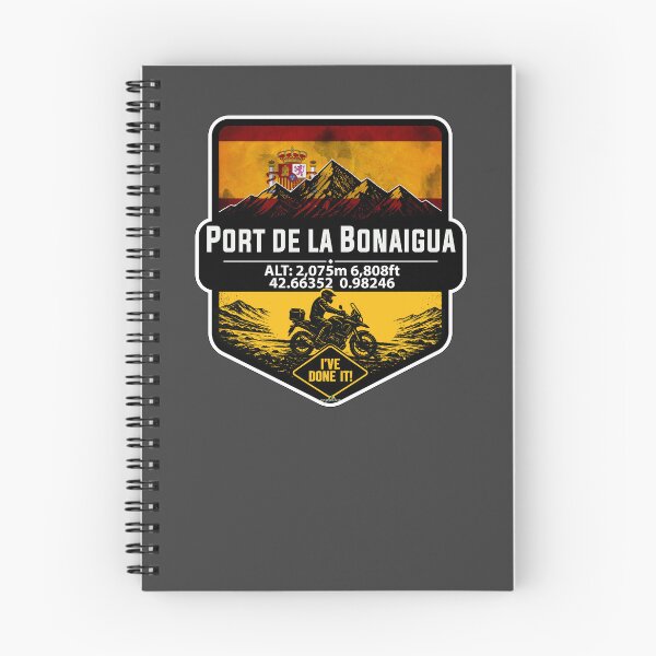 Item preview, Port de la Bonaigua Spain Motorcycle Route des Cols Pyrenees I've Done It Sticker TShirt 01 designed and sold by OuterShellUK.