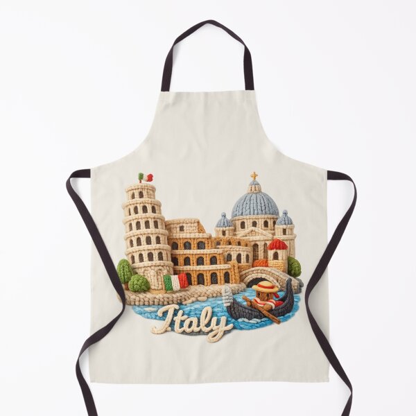 Item preview, Cute Knitted Italy Landmark | Handmade Yarn Knit Travel Souvenir designed and sold by Moons Studio.