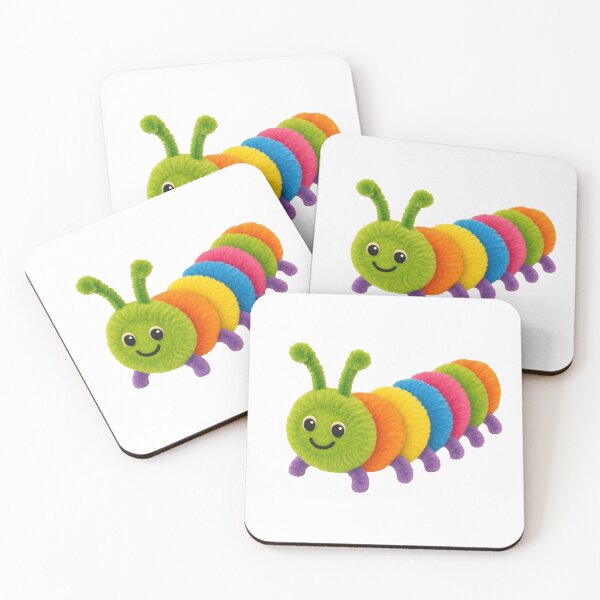 Item preview,  Cute Rainbow Caterpillar Colorful Cartoon For Kids designed and sold by AKeditor.