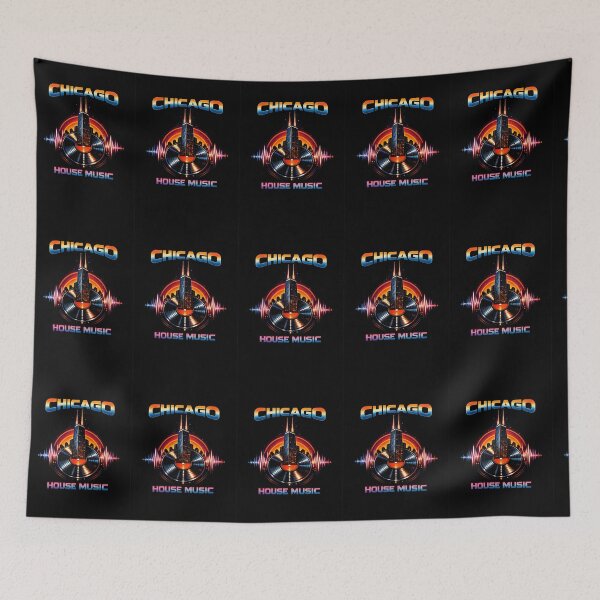 Item preview, Chicago House Music Vinyl Record Skyline Rave designed and sold by  ZenRave Designs.