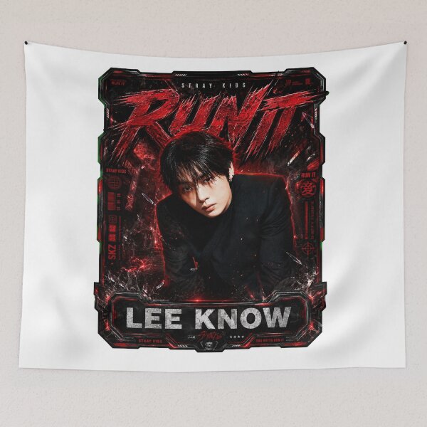 Item preview,  SKZ Dance Racha Lee Know Run It Red Flame Motion Graphic designed and sold by Valeree Store.