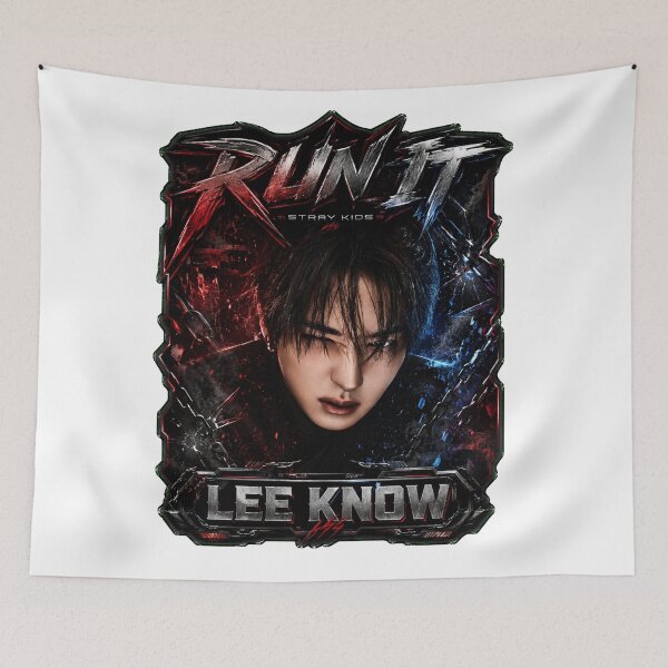 Item preview, Stray Kids Lee Know Run It fierce stage presence artwork designed and sold by Valeree Store.