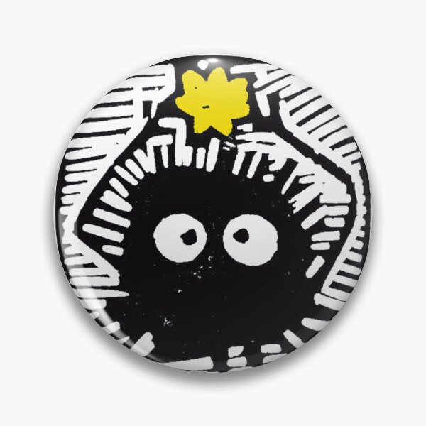 Item preview, Susuwatari, Soot Sprites woodcut print. designed and sold by lorcagrimes.