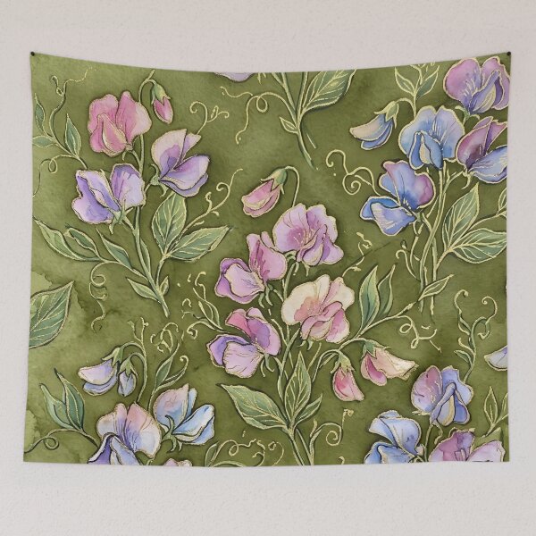 Item preview, Sweet Pea Flower  designed and sold by GraphicsClub.