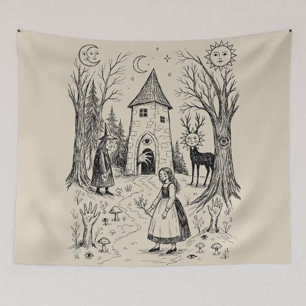 Item preview, Enchanted Forest Encounter - Whimsical Horror designed and sold by bapupa.