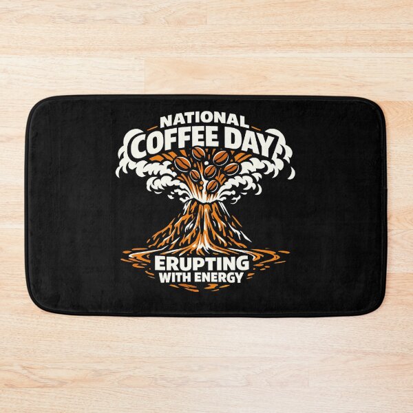 Item preview, Erupting With Energy National Coffee Day Volcano Coffee designed and sold by irfanshikh.