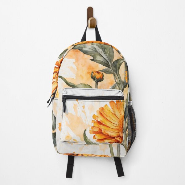 Item preview, Calendula Flower Watercolor Painting designed and sold by RawNaturePrints.