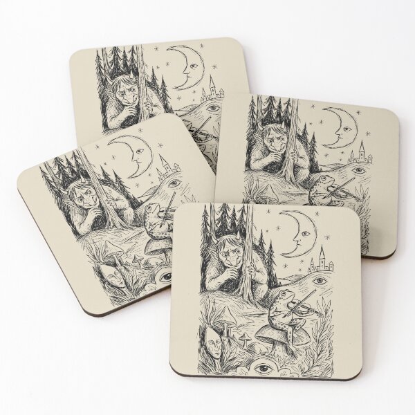 Item preview, Forest Frog Oracle - Whimsical Horror designed and sold by bapupa.