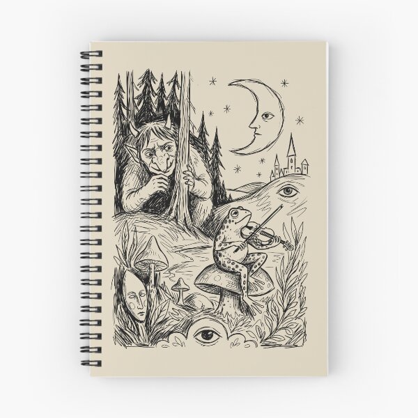 Item preview, Forest Frog Oracle - Whimsical Horror designed and sold by bapupa.