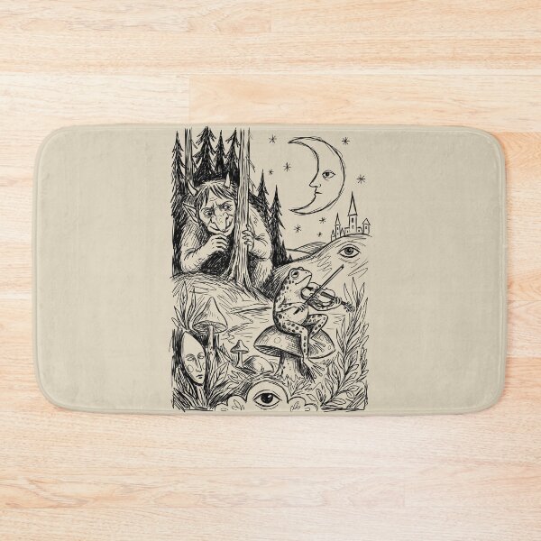 Item preview, Forest Frog Oracle - Whimsical Horror designed and sold by bapupa.