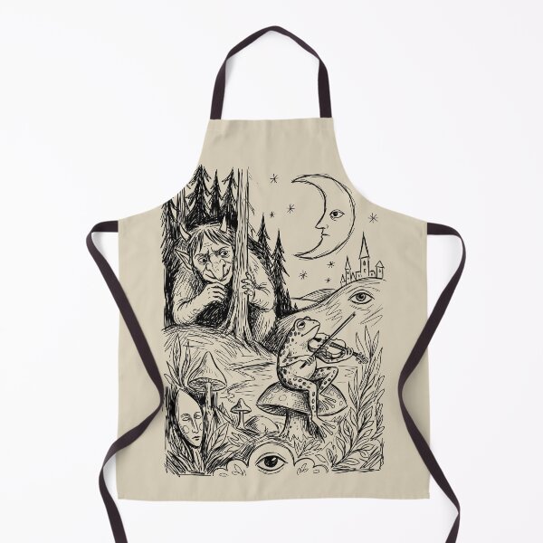 Item preview, Forest Frog Oracle - Whimsical Horror designed and sold by bapupa.