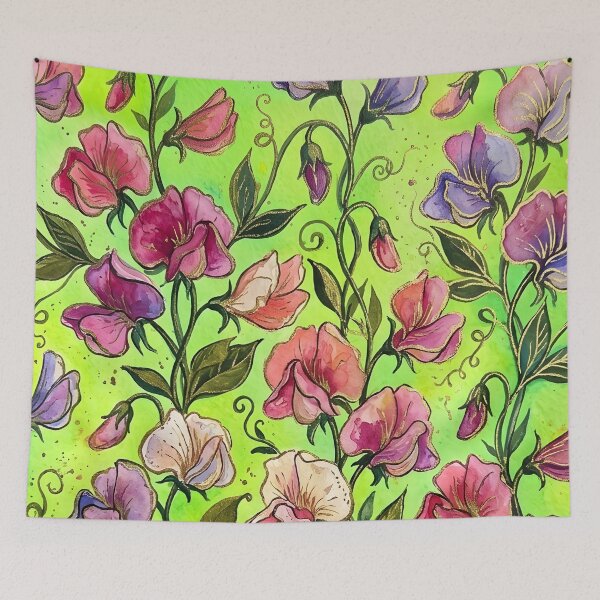 Item preview, Sweet Pea Flower  designed and sold by GraphicsClub.