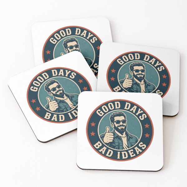 Item preview, Good Days Bad Ideas Humorous Personality Saying For Guys designed and sold by HumansStuck12.