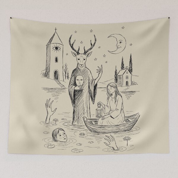 Item preview, Forest Spirit Ritual - Whimsical Horror designed and sold by bapupa.