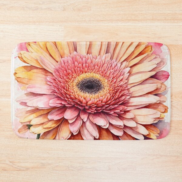Item preview, Gerbera Daisy Watercolor Painting designed and sold by RawNaturePrints.