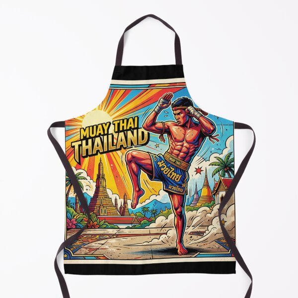 Item preview, Muay Thai Kickboxer Thailand Pop Art designed and sold by redsharkuk.
