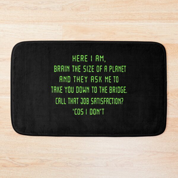 Item preview, Brain the size of a planet designed and sold by Bigkite.