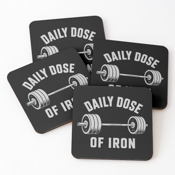 Item preview, Daily Dose of Iron Gym Edition Barbell Workout Motivation designed and sold by 365CarMods Official.